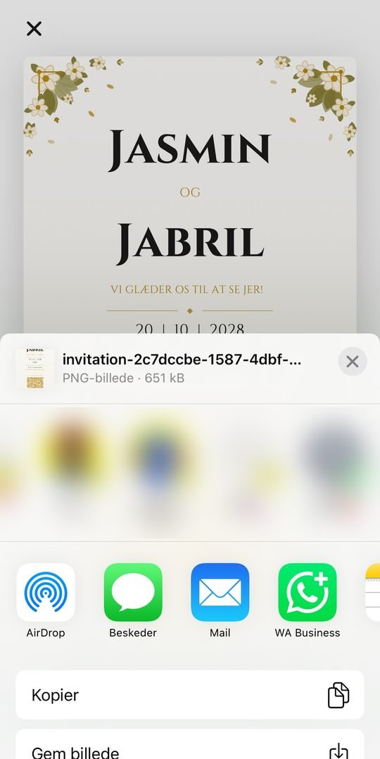 Send invitations